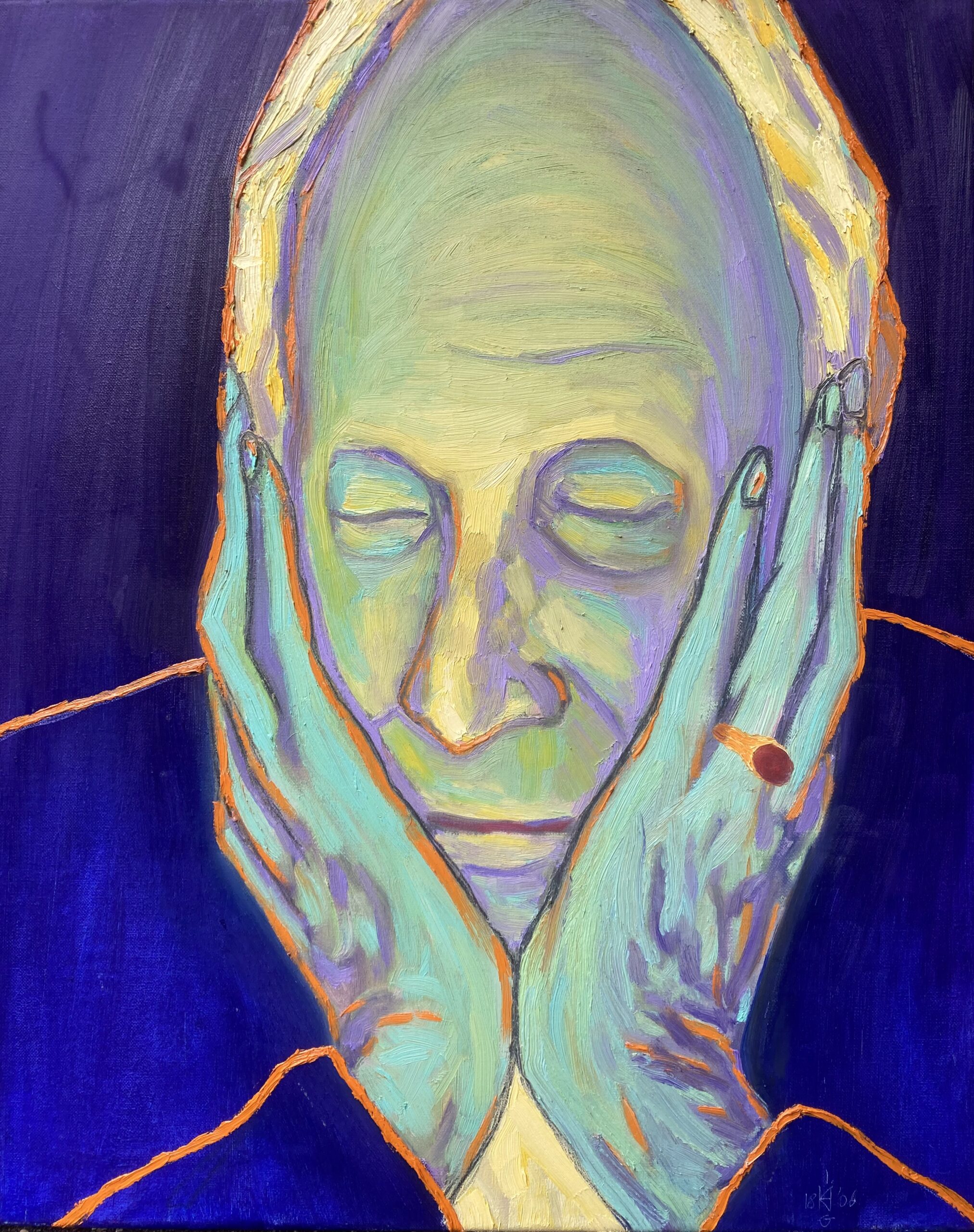 Apu, 2006 - olieverf op doek, 65 x 55 cm, particuliere collectie