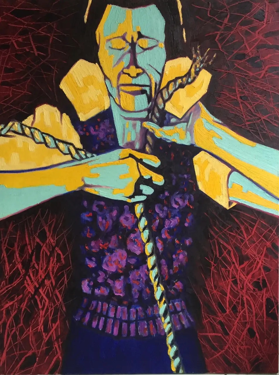 Hongarije volgens Kornis en mij II, 2010 - olieverf op doek, 125 x 95 cm