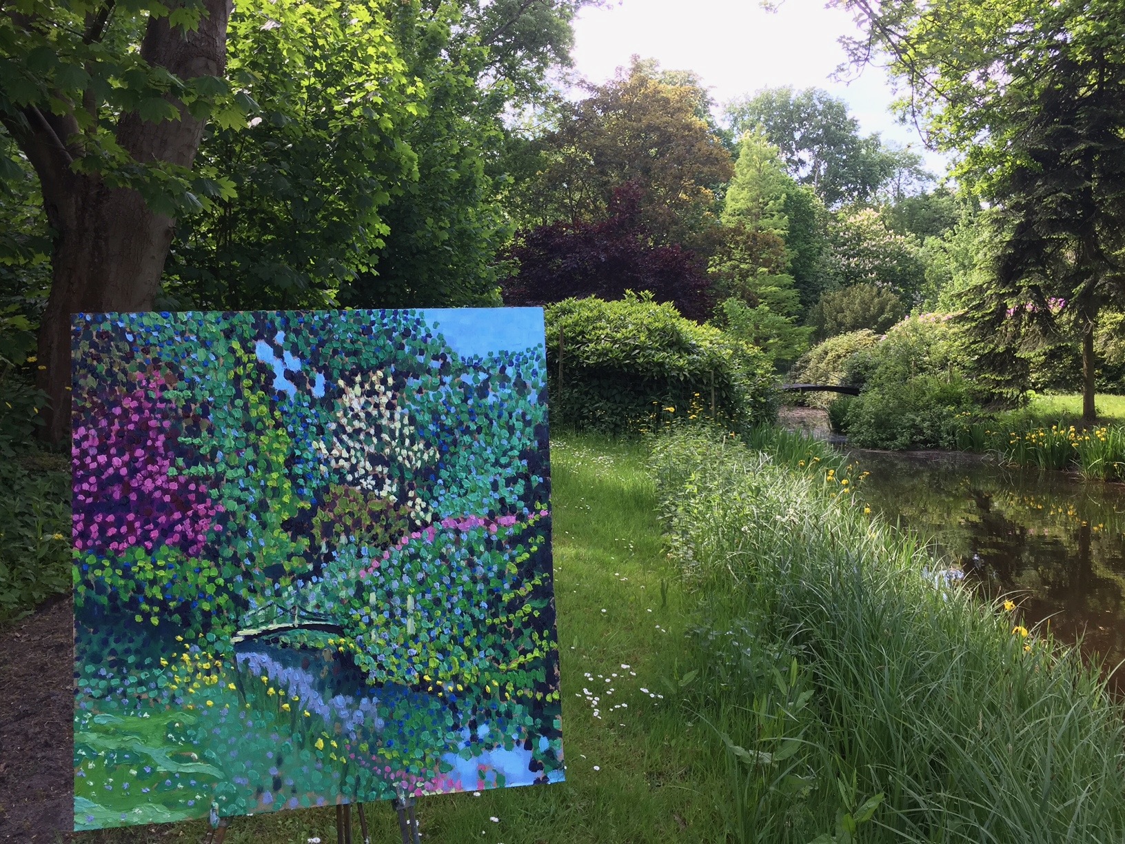 Zeeduin, 2009 - olieverf op paneel, particuliere collectie