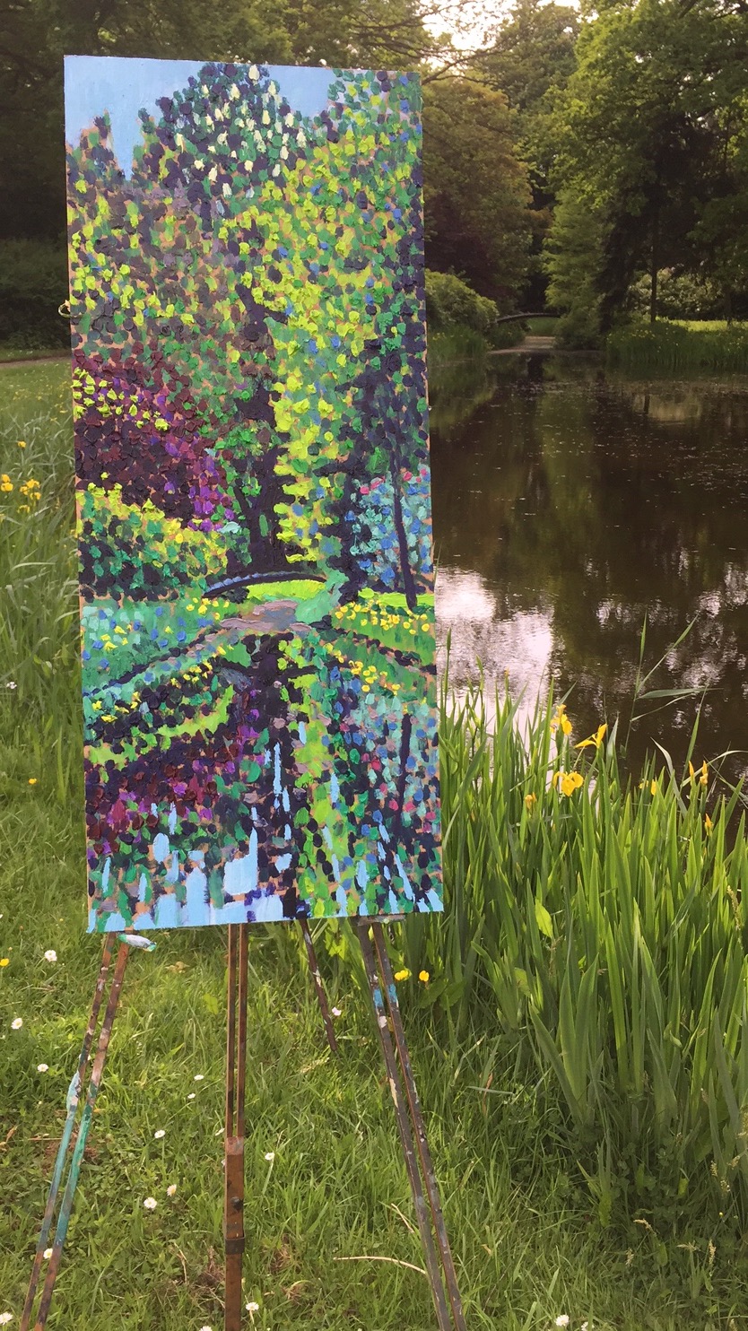 Zeeduin, 2009 - olieverf op paneel, particuliere collectie