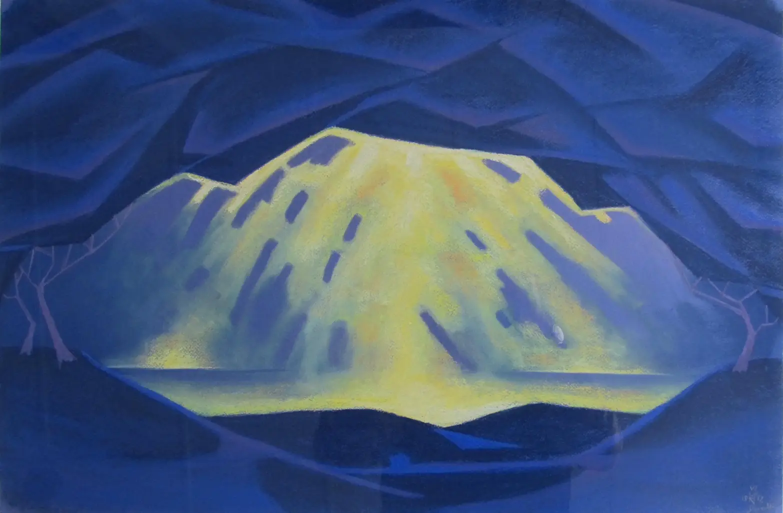 Impressie VI (De Manteling), 2012 - pastel op papier, 43 x 65 cm