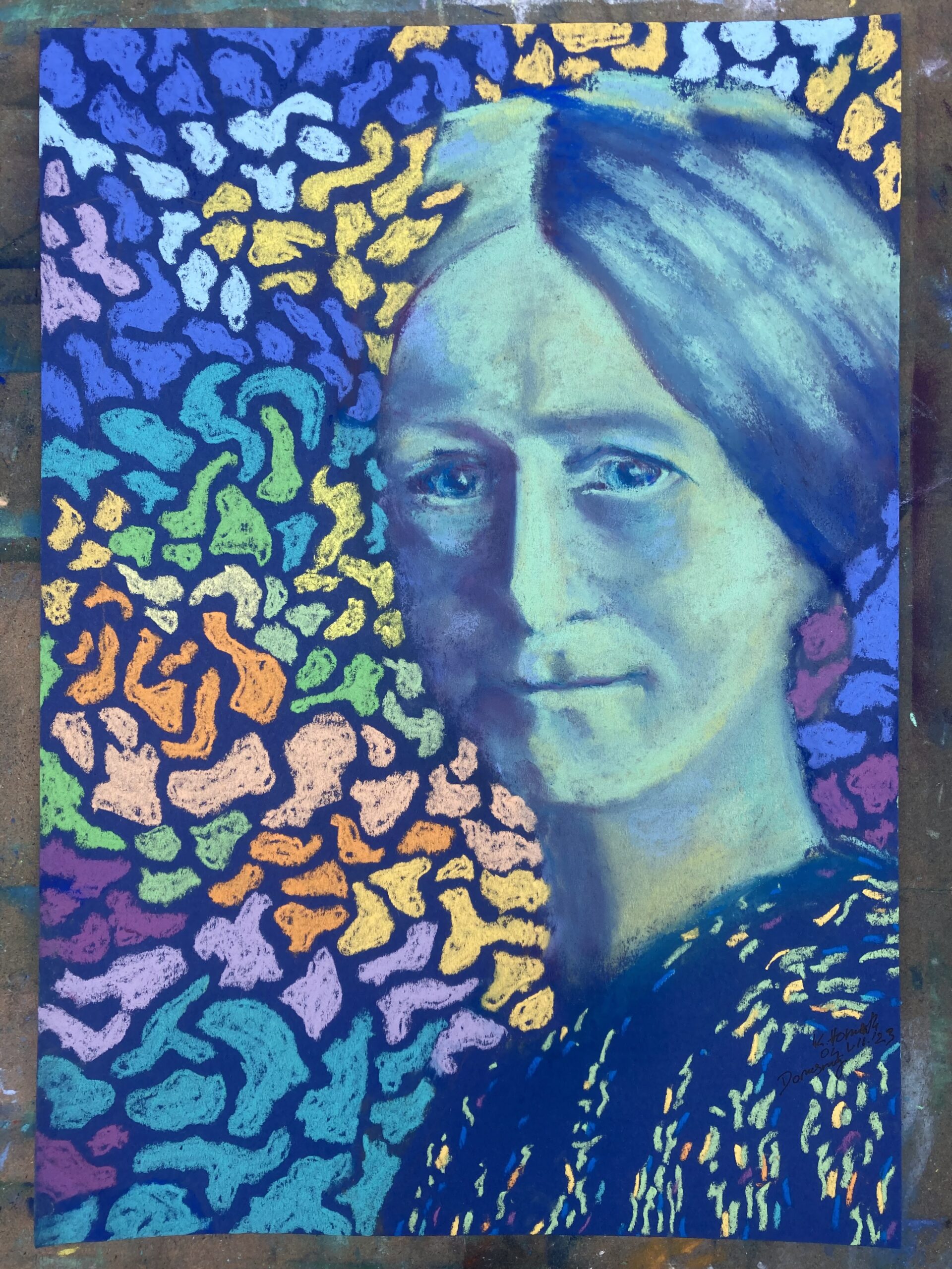 Jacoba van Heemskerck, 2003 - pastel op papier, particuliere collectie