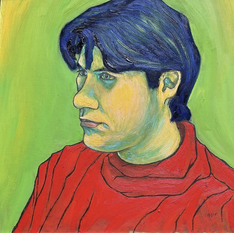 Jan Kees, olieverf op paneel, 62.5 x 62.5 cm, particuliere collectie