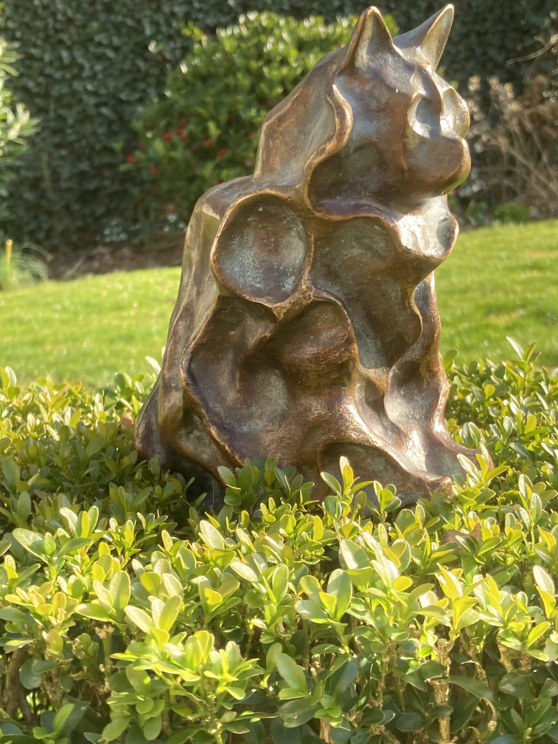 Karesz - brons, h.26 cm