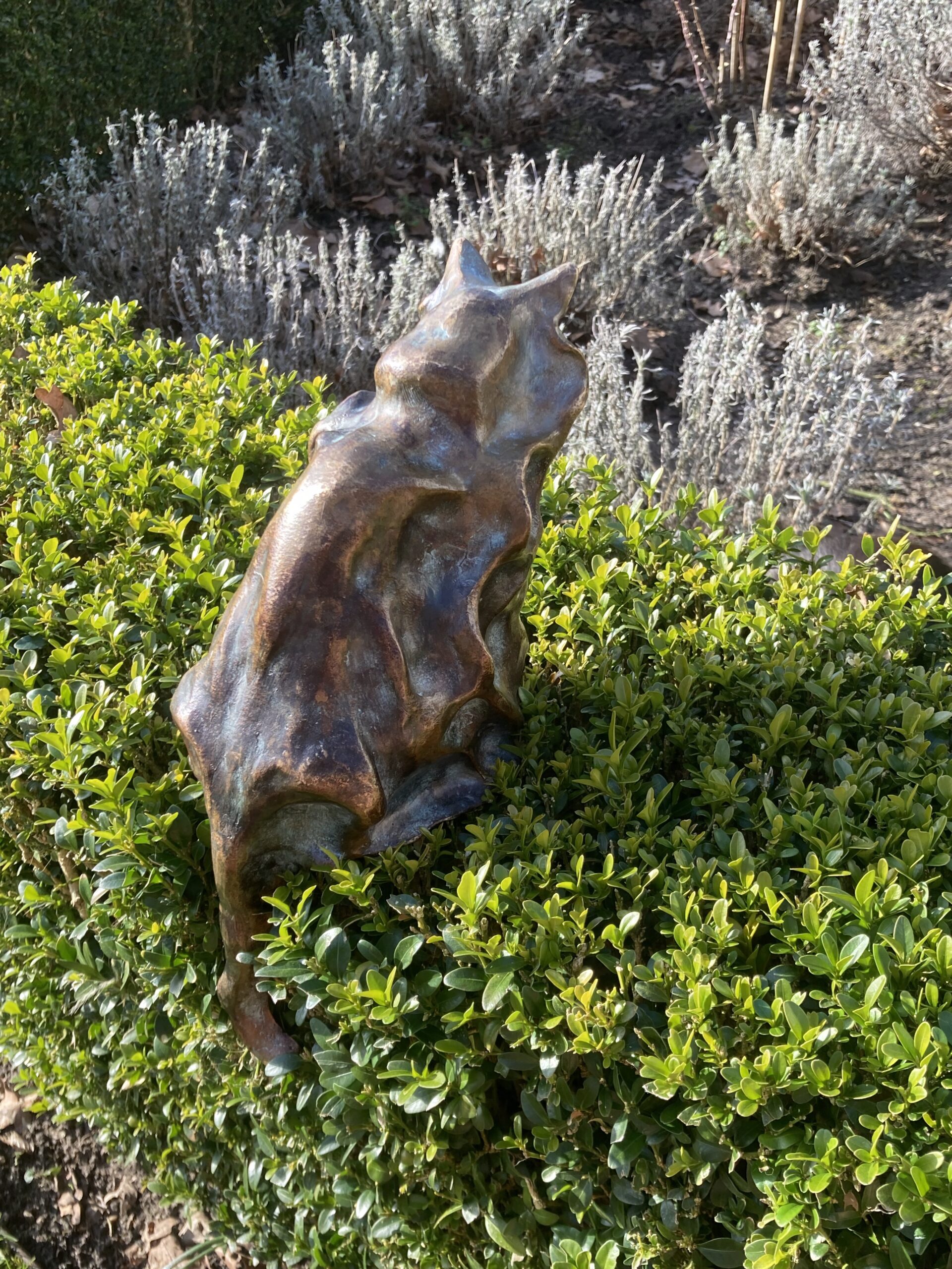 Karesz - brons, h.26 cm