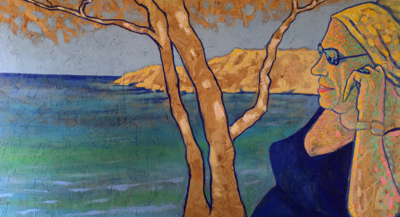 Nonny, 2005 - olieverf op paneel, 65.5 x 120 cm, particuliere collectie