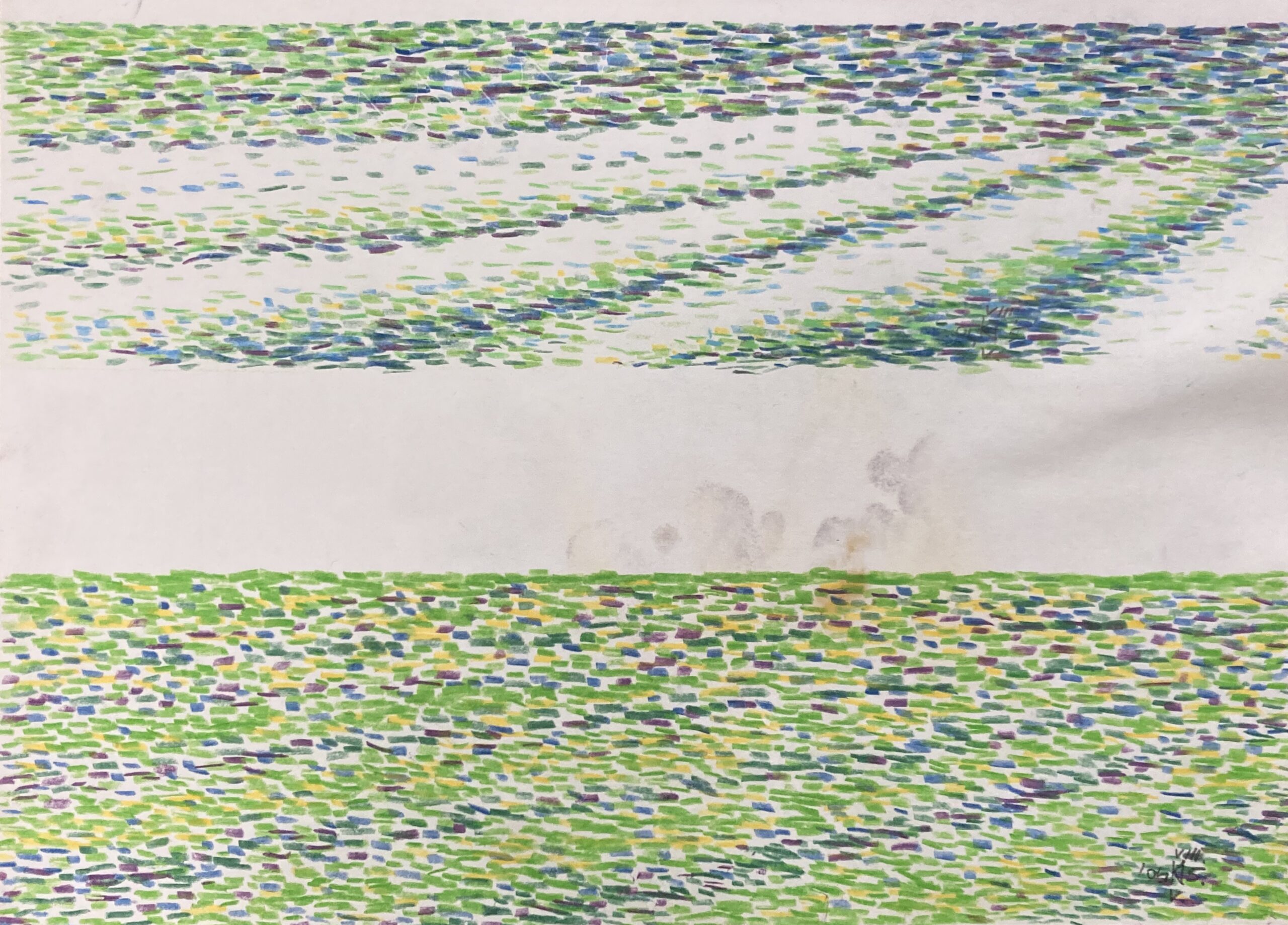 Vlissingen I, 2004 - kleurpotlood op papier, 26 x 36 cm