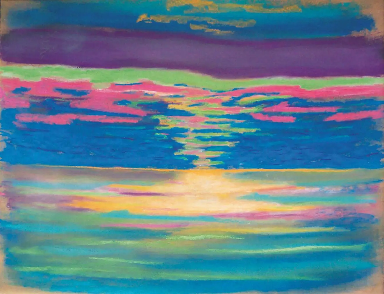 Zeeziel, 2002 - pastel op paneel, 30x39,5