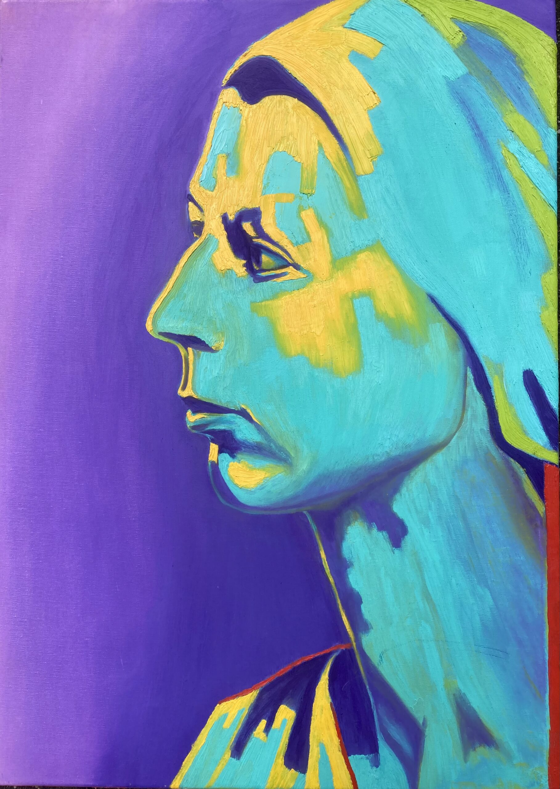 Zsuzsi, 2007 - olieverf op doek, 70 x 50 cm, particuliere collectie